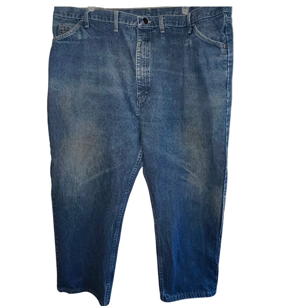 Bulwark FR Flame Resistant Jeans Mens 50x37 Blue Denim Work Pants PEJ4DW6